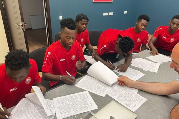 Kafue Celtic FC Players Sign Professional Contracts with FC Locomotive Tbilisi